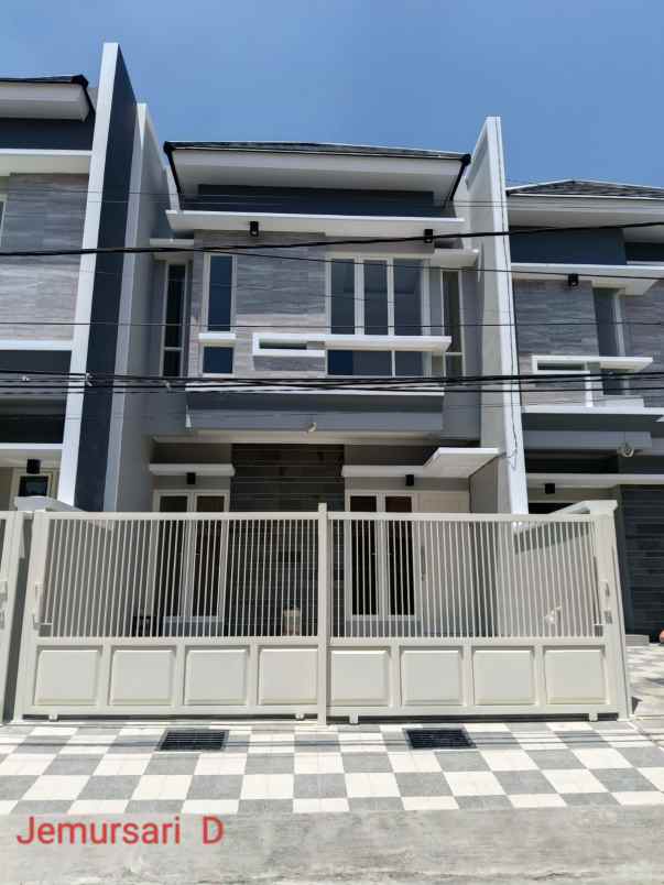 rumah gress minimalis unit b di jemursari