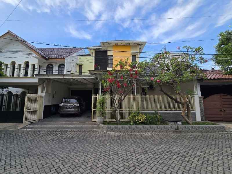 rumah kertajaya indah siap huni strategis row 3 mobil