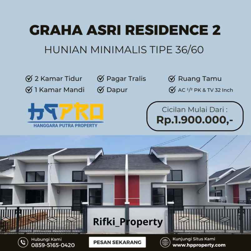 rumah komersil cicilan 1 8 jt keep unitnya 2 jt saja