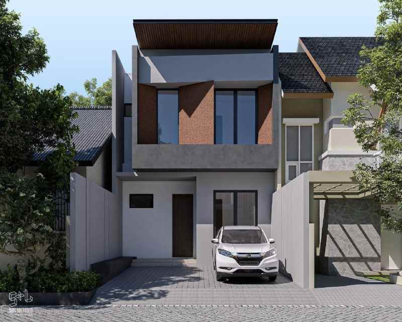 rumah manyar jaya new gress minimalis modern istimewa