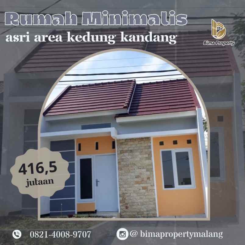 rumah minimalis harga ekonomis dekat um 2