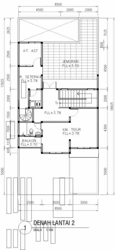 rumah modern dalam komplek kebagusan jakarta selatan