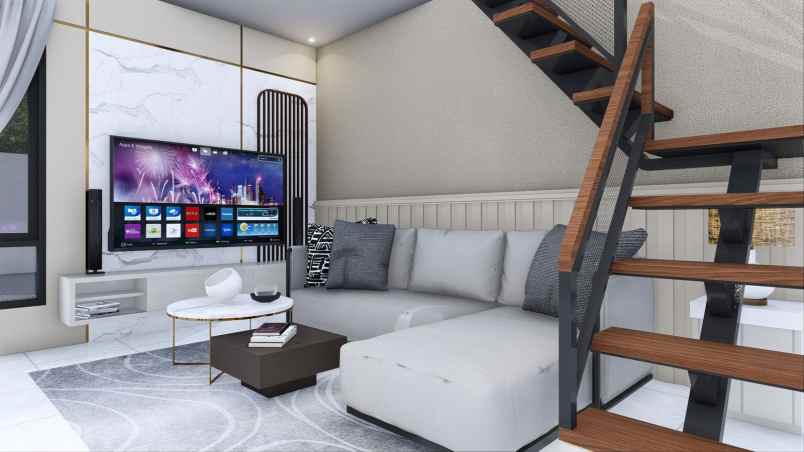 rumah modern konsep mezzanine include shm