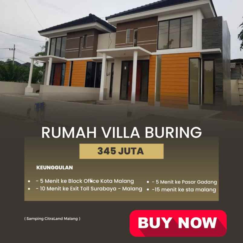 rumah modern minimalis di kota malang