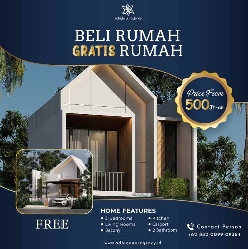 rumah murah buy 1 get 1