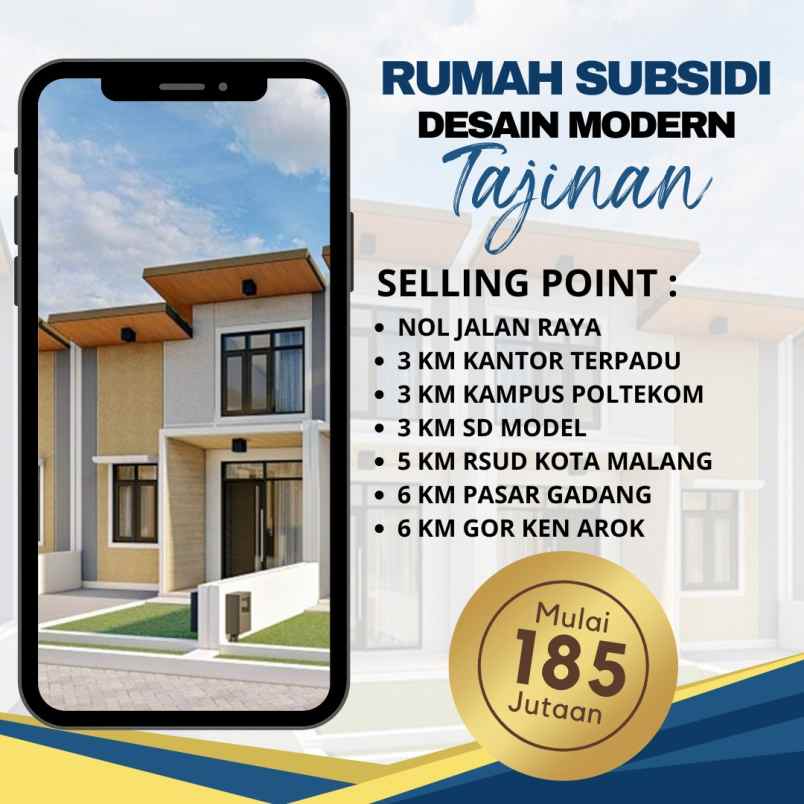 rumah murah strategis di tajinan