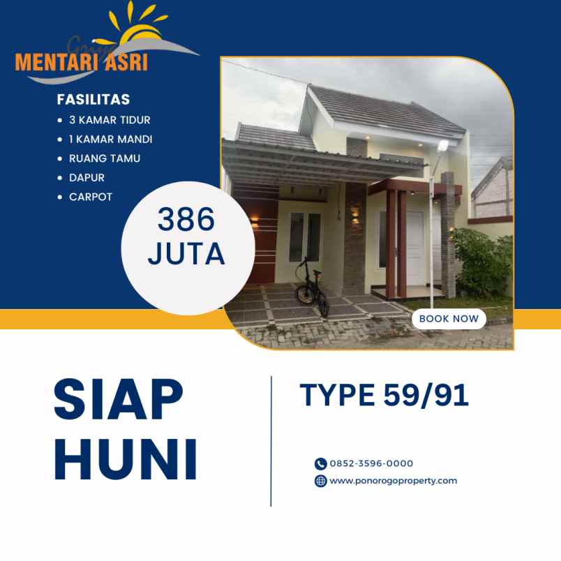 rumah siap di tempati kota ngawi