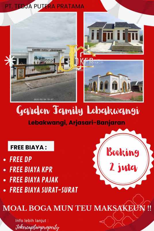 rumah siap huni kpr dp 0 banjaran