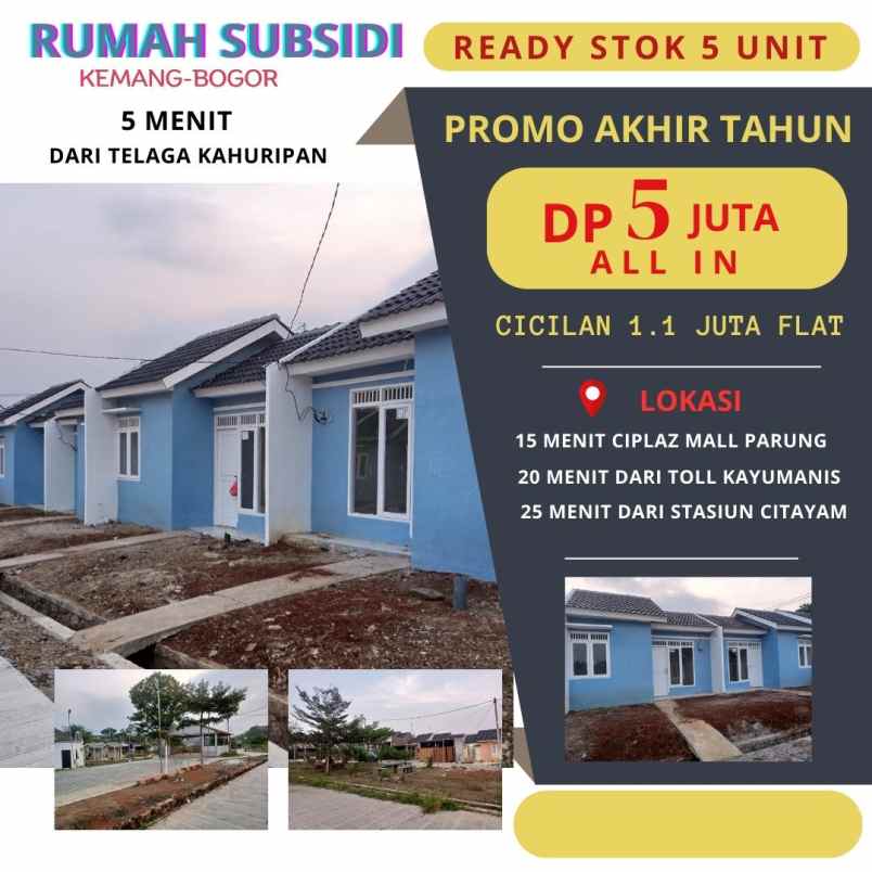 rumah subsidi murah di kemang bogor grab it fast