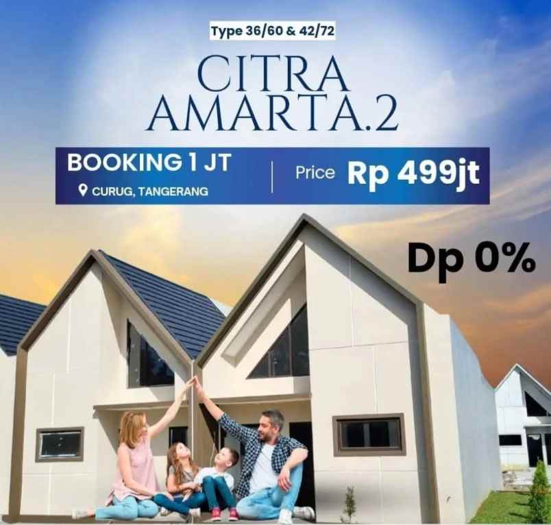 rumah tanpa dp di curug tangerang