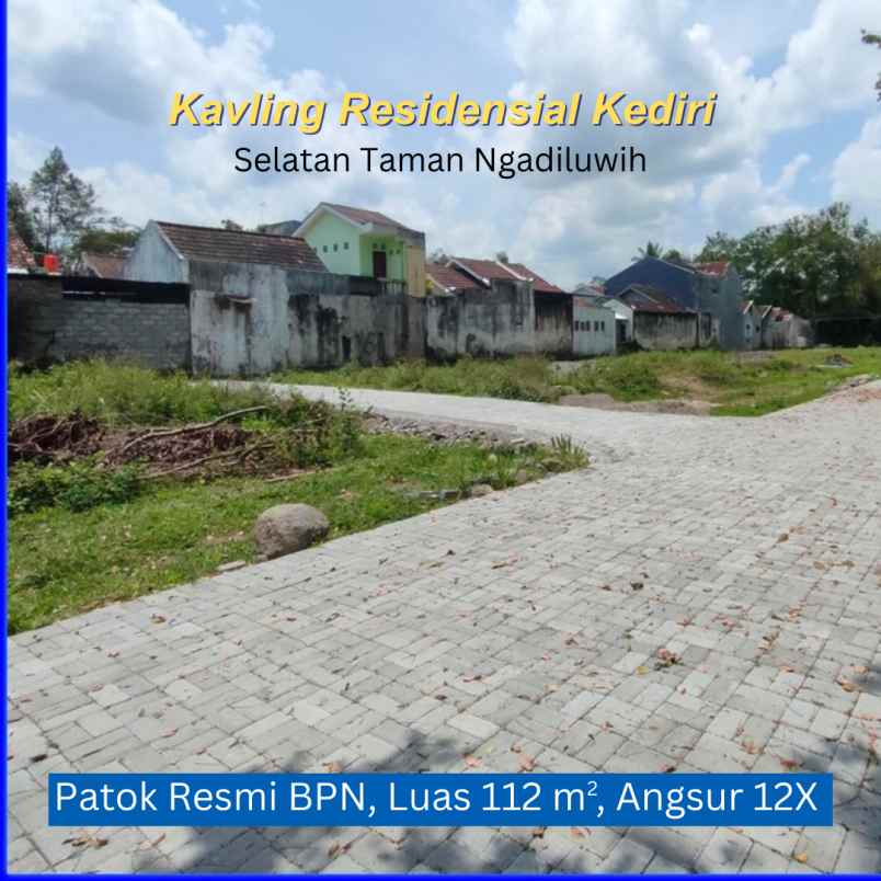 tanah dekat kecamatan ngadiluwih kediri terima shm