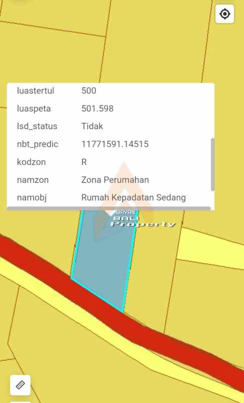 tanah murah pinggir jalan umalas