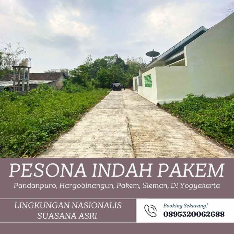 tanah pekarangan siap ajb di pakem sleman