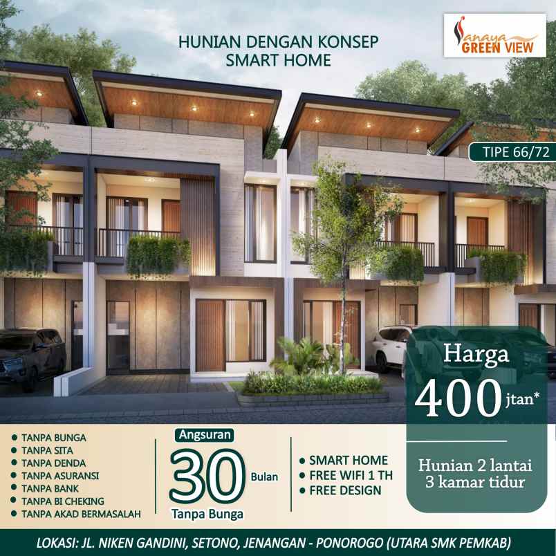 terlaris call jual rumah murah ponorogo