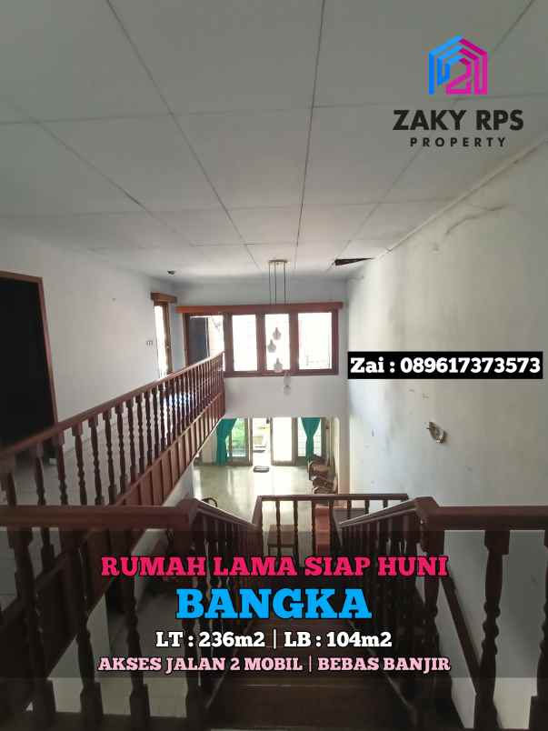 bangka dijual rumah lama hitung tanah bebas banjir