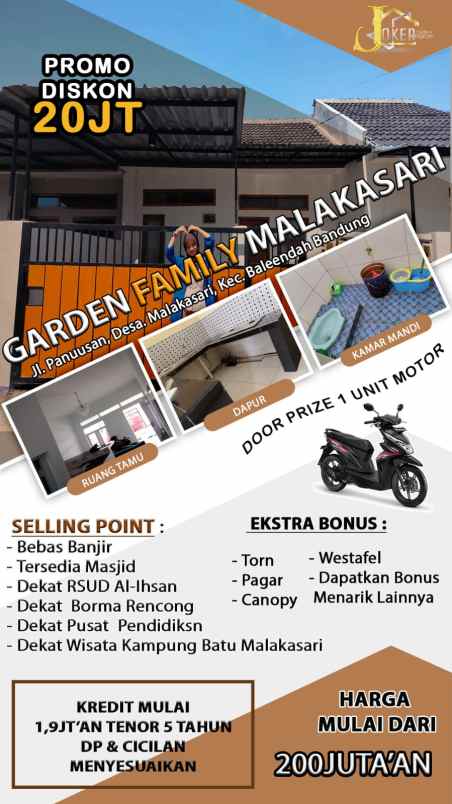 beli rumah banyak bonus bebas banjir