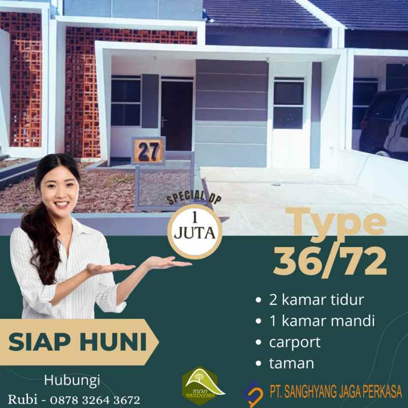 bumi panenjoan cicalengka rumah dp murah siap huni