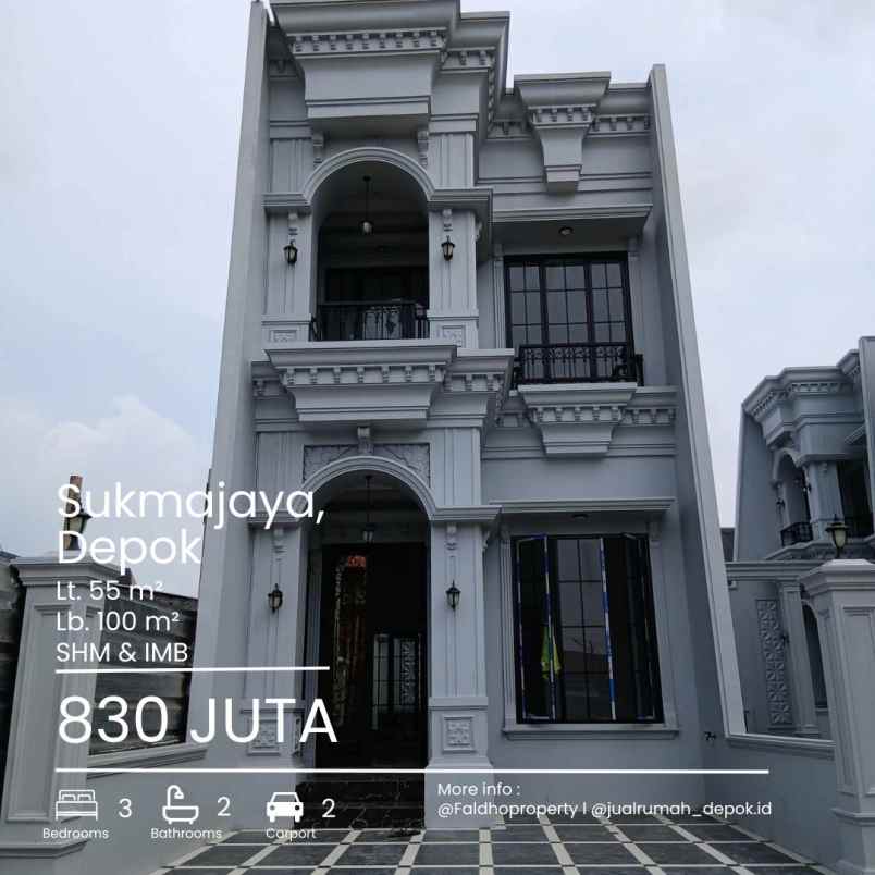 cluster modern area jantung kota depok