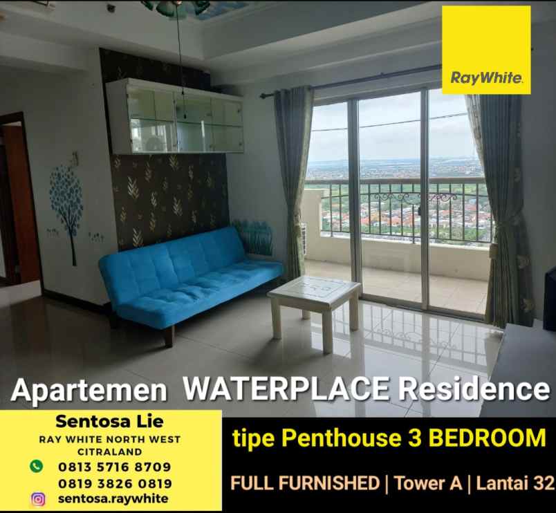 dijual apartemen waterplace residence