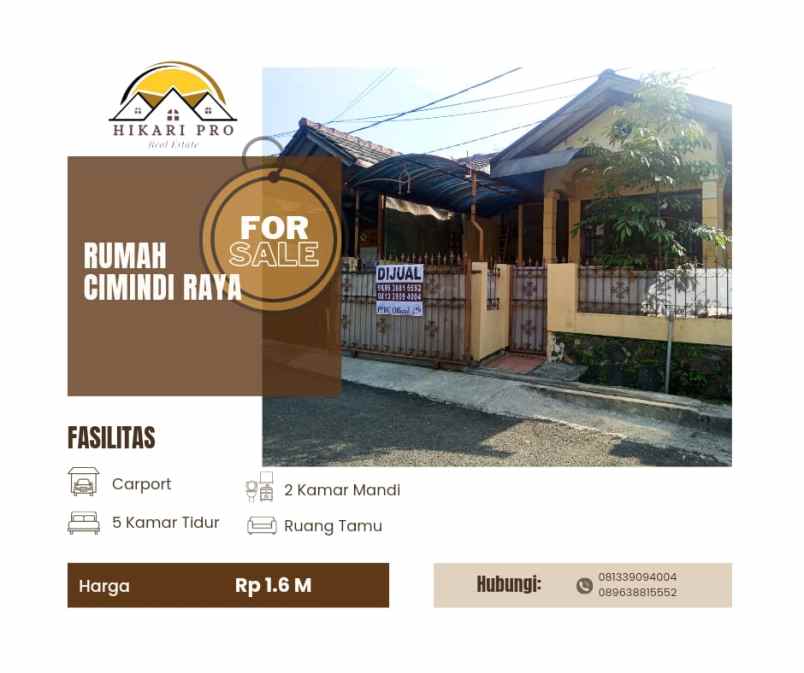 dijual cepat rumah cimindi raya