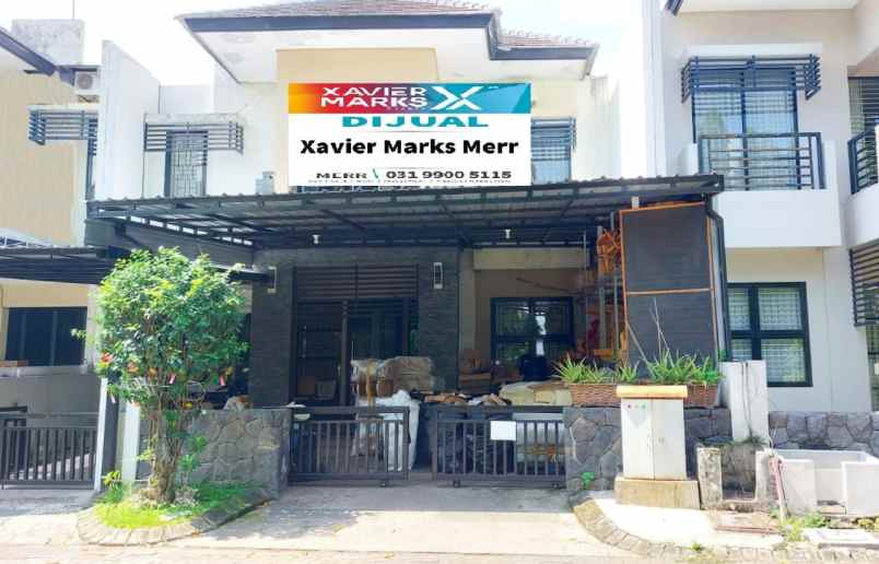 dijual cepat rumah di jalan utama serenity