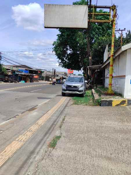 dijual gudang di jalan raya serang bitung tangerang