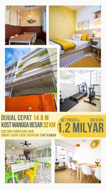 dijual kost ekslusif mangga besar jakarta barat
