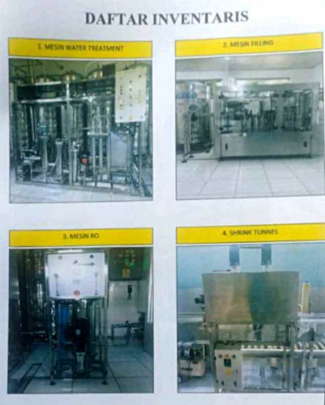 dijual pabrik air minum aktif 6 5 m lokasi karanganyar