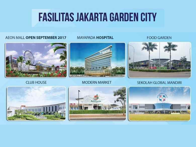 dijual ruko gudang kantor jakarta garden city cakung