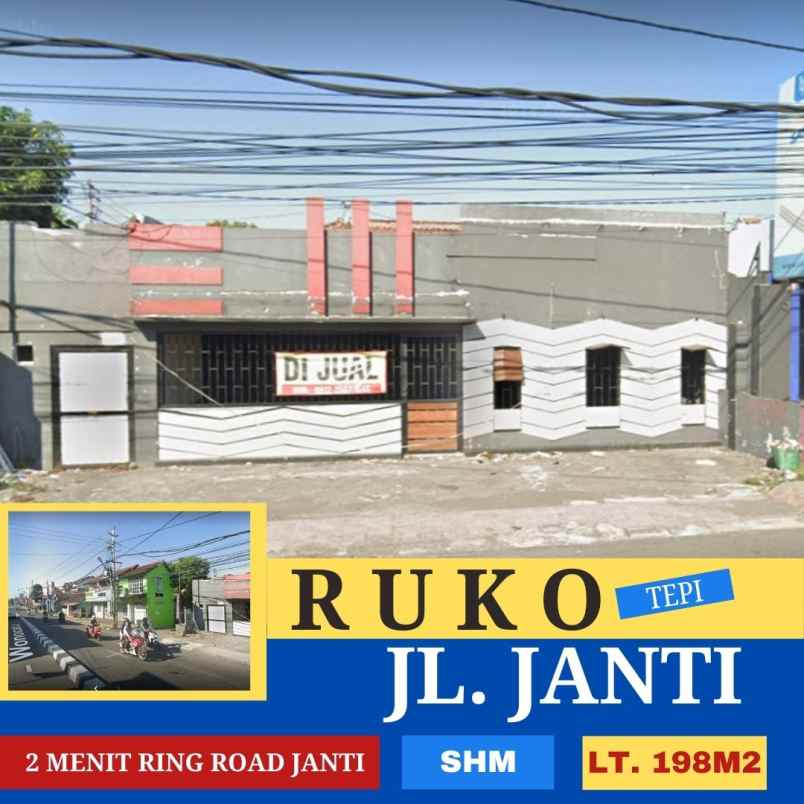 dijual ruko gudang kantor jalan janti