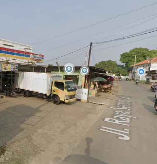 dijual ruko gudang kantor jl raya serang setu