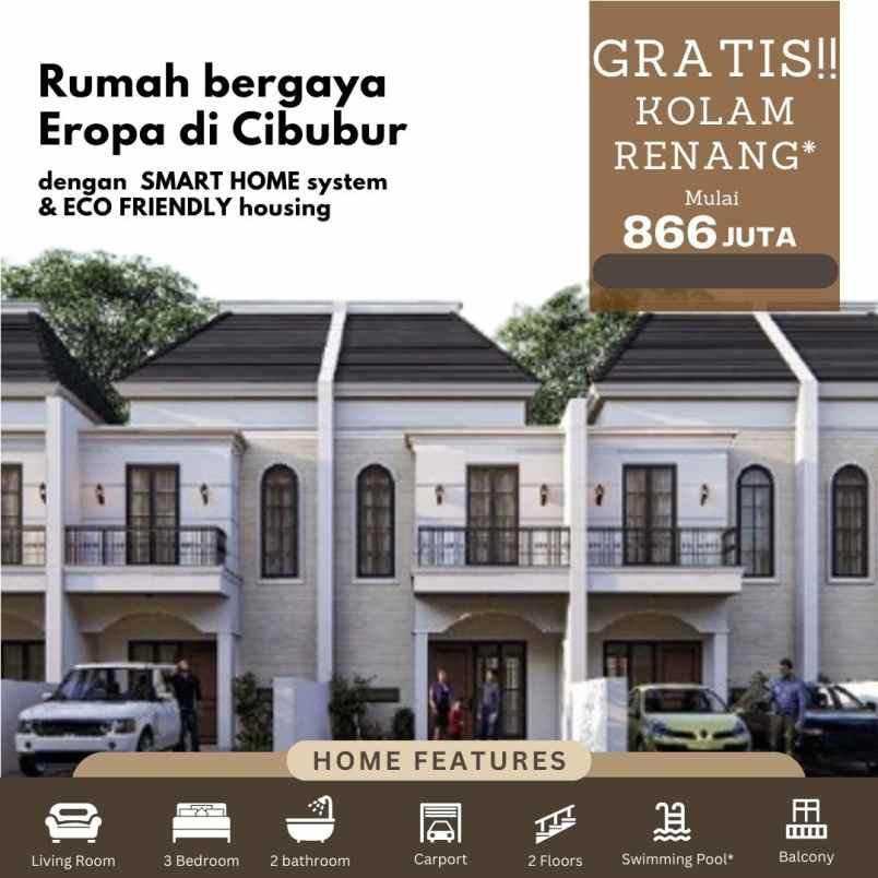 dijual rumah cibubur