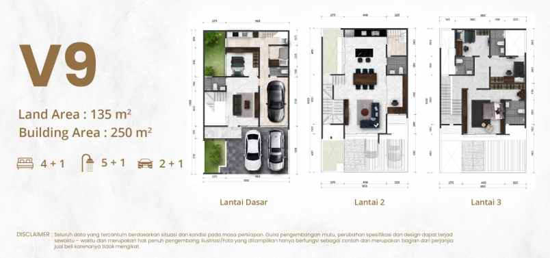 dijual rumah cluster vastu jgc jakarta