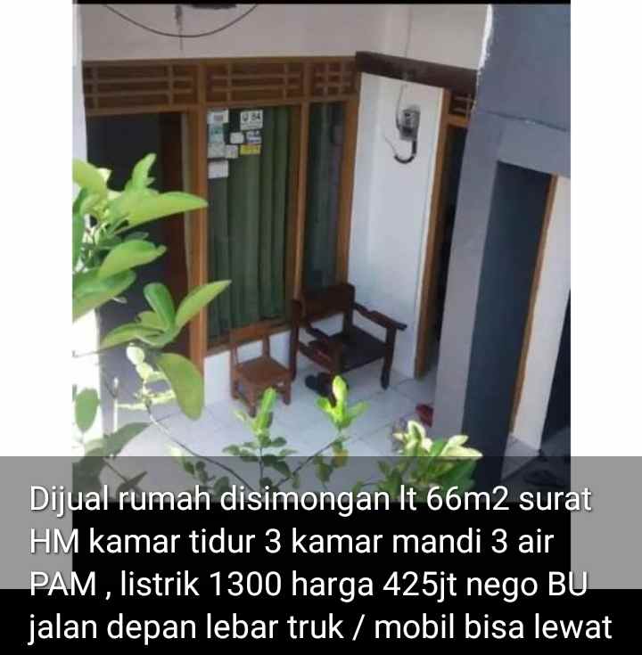 dijual rumah condrokusumo simongan