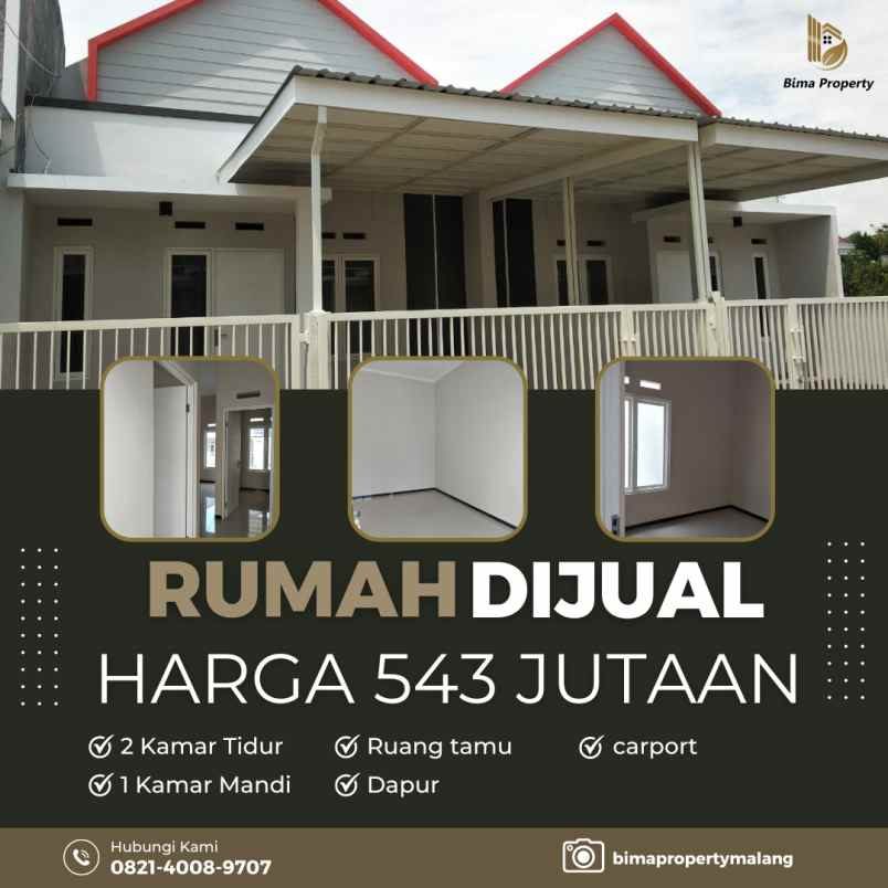 dijual rumah dengan lokasi strategis area kota malang