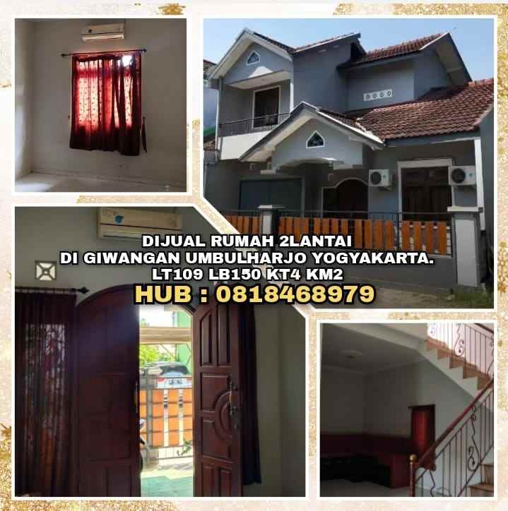 dijual rumah giwangan umbulharjo yogyakarta