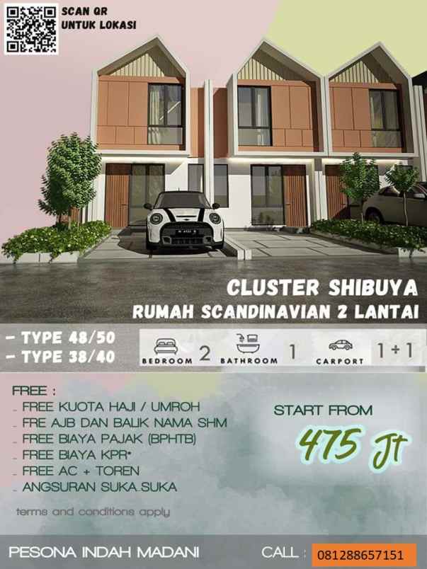 dijual rumah jalan h aman kalibaru depok