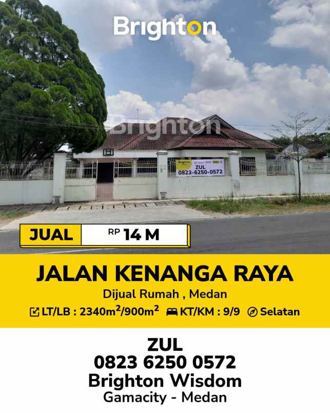 dijual rumah jalan kenaga raya pasar 6