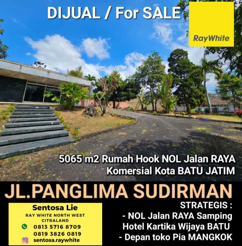 dijual rumah jalan panglima sudirman