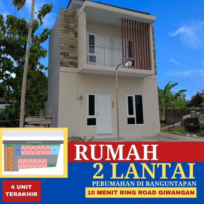 dijual rumah jalan pleret