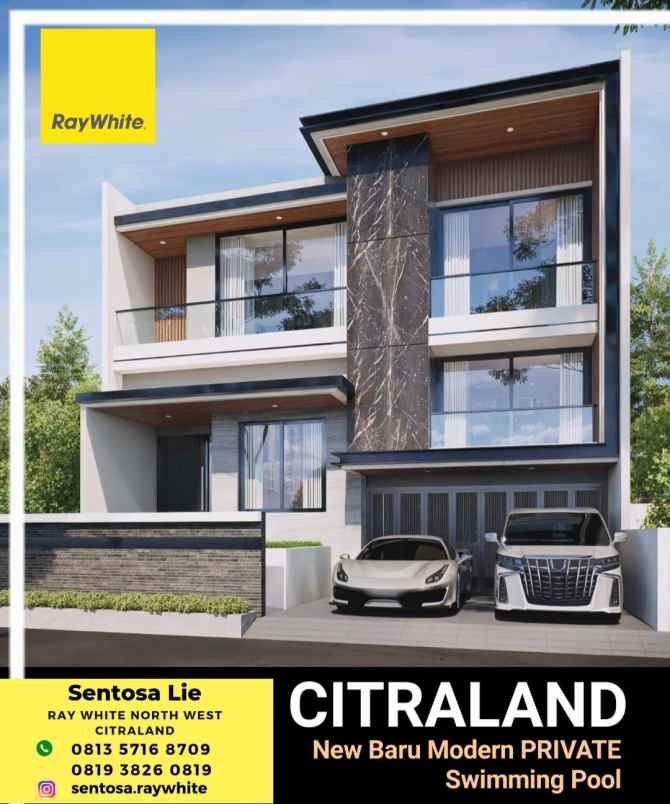 dijual rumah jalan raffles garden