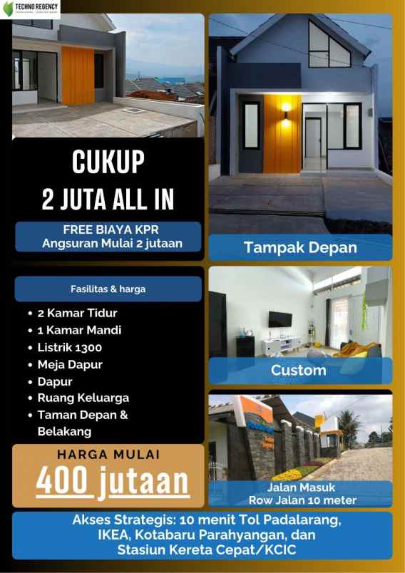 dijual rumah jl kepuh padalarang