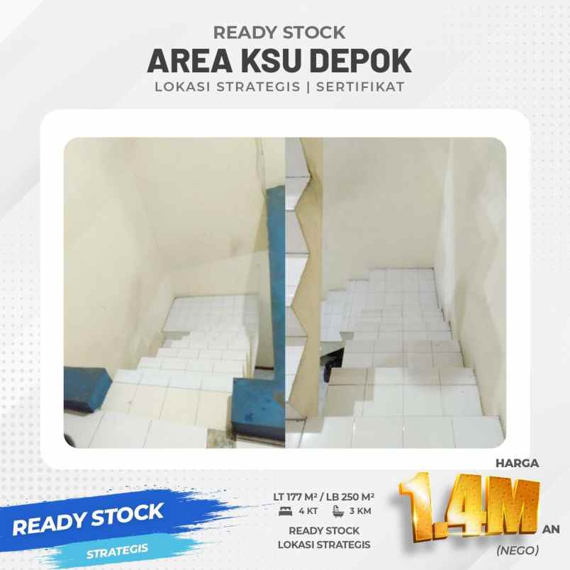 dijual rumah jl ksu