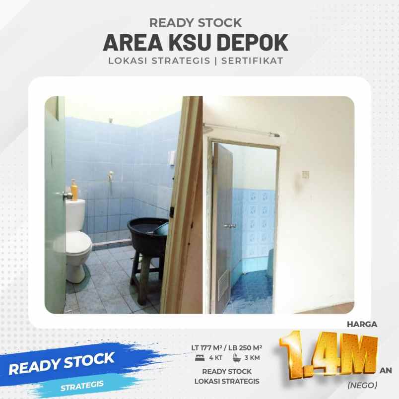 dijual rumah jl ksu