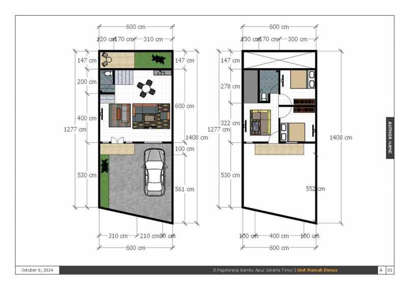dijual rumah jl pagelarang lubang buaya