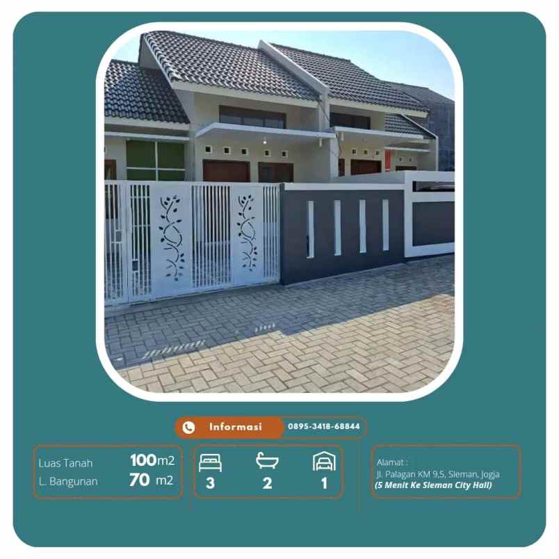 dijual rumah jl palagan km 9