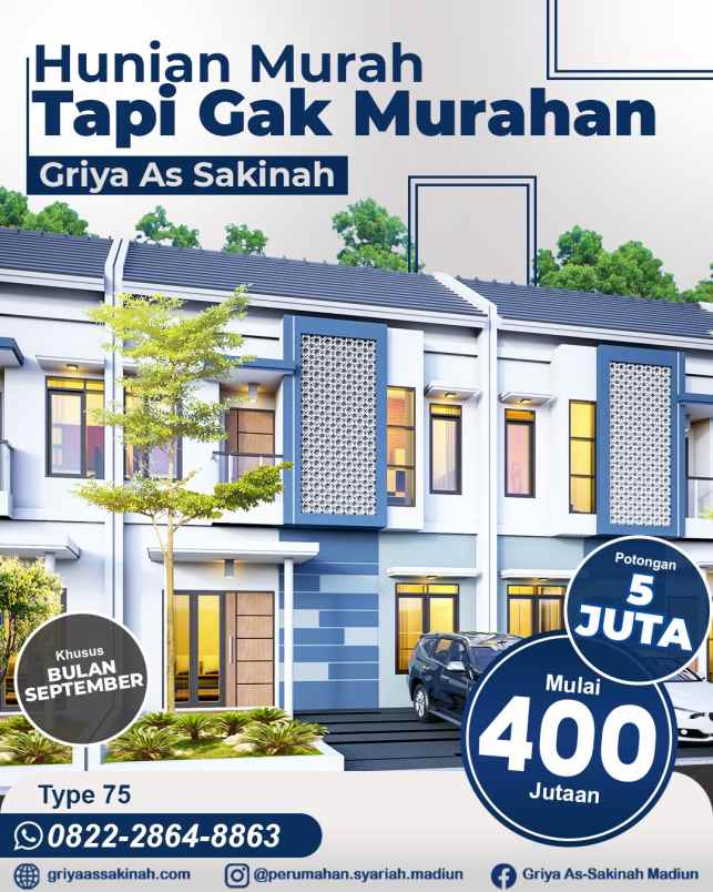 dijual rumah jl sunan ampel sumberejo