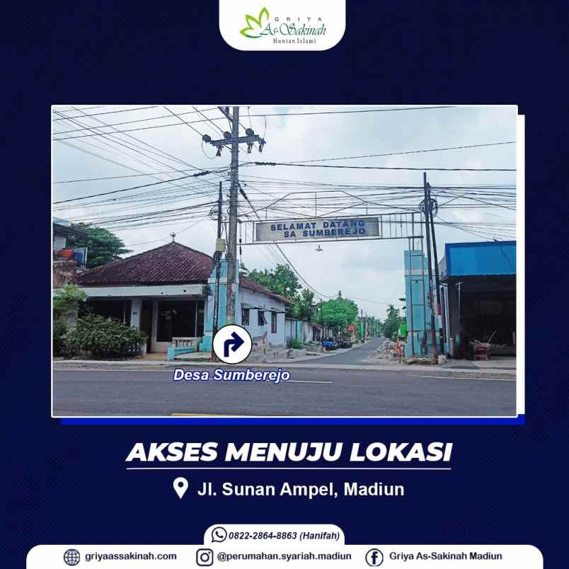 dijual rumah jl sunan ampel sumberejo