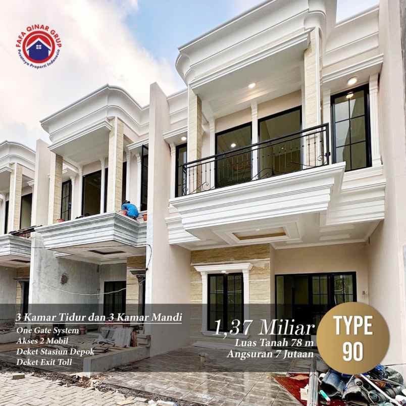 dijual rumah juanda depok