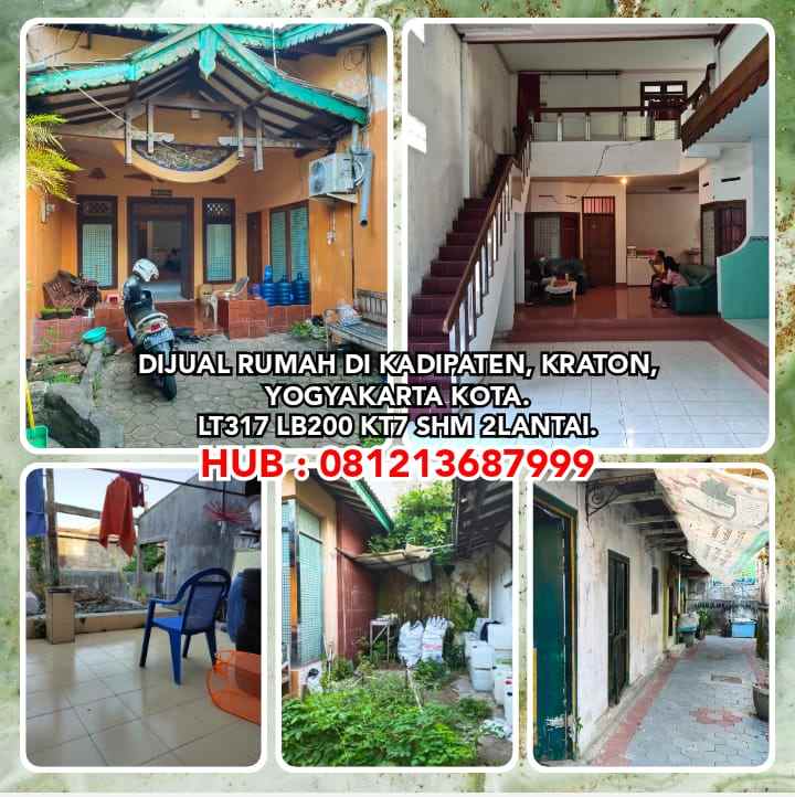 dijual rumah kadipaten kraton yogyakarta